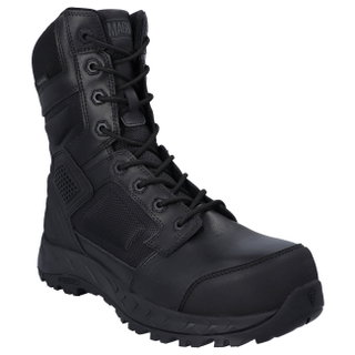 Magnum Arbeitsschuhe Stiefel Spider Exo 8.0 Sz WP (wasserdicht, Sidezip) Composite Toe & Plate schwarz Herren